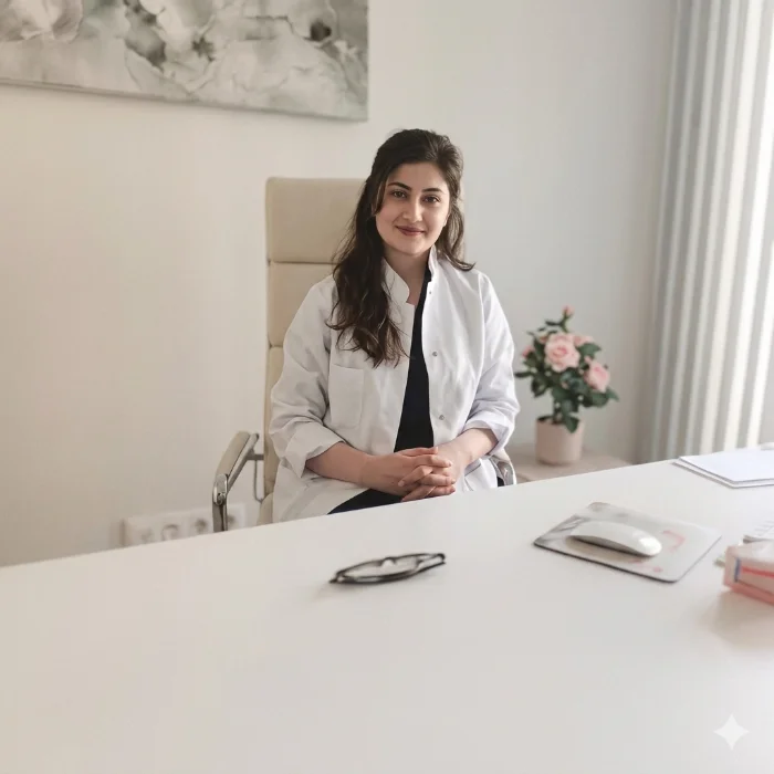 Kalamış Ortodonti kliniğinde doktor muayenehanesi